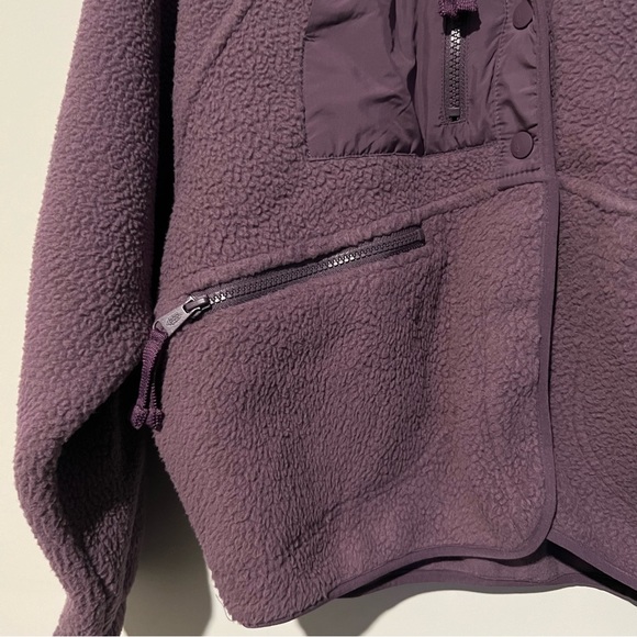 Free People Movement Hit the Slopes Fleece Jacket Blackberry - Picture 6 of 8